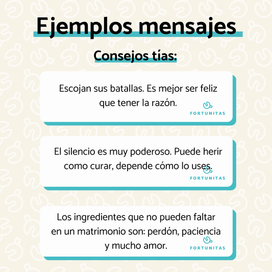 Despedida de soltera - Consejos tías