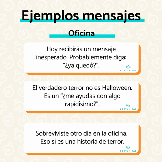 Galletas Halloween con Tarjeta