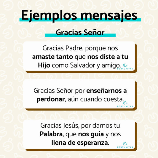 Dinámica Gracias Señor