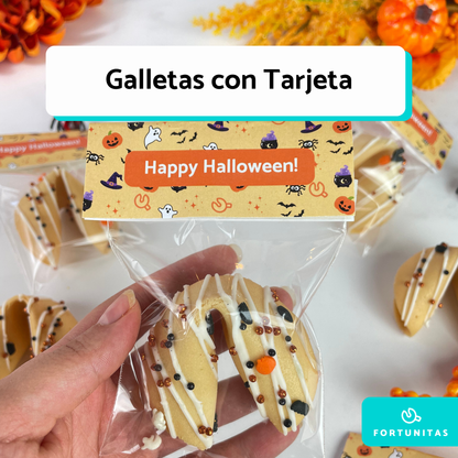 Galletas Halloween con Tarjeta