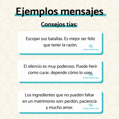 Despedida de soltera - Consejos tías