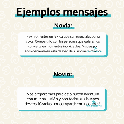 Despedida de soltera Mezclada - Deseos y consejos