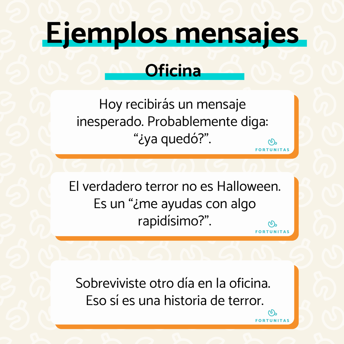 Galletas Halloween con Tarjeta