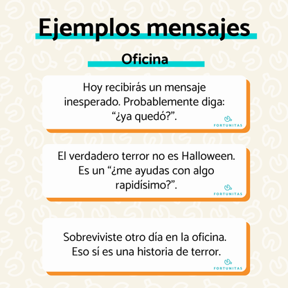 Galletas Halloween con Tarjeta