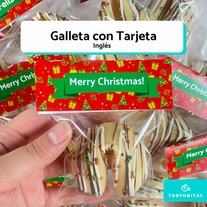 Galleta Navideña con Tarjeta