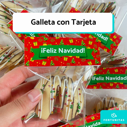 Galleta Navideña con Tarjeta